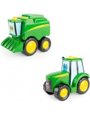 Комплект играчки John Deere - Johnny трактор и Corey комбайн -1