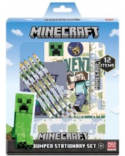 Комплект ученически пособия Jacob - Minecraft Adventure, 12 части -1