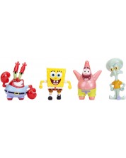 Комплект фигури Jada - Sponge Bob, 6.5 cm, асортимент -1