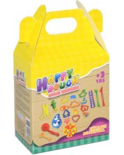 Комплект за моделиране Cese Toys - Happy Play Dough, с формички -1