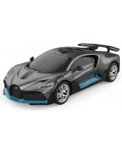 Кола с радиоуправление Rastar - Bugatti Divo Radio/C, черна, 1:24