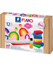 Комплект глина Staedtler Fimo Soft - Basic, 12 части