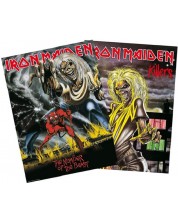 Комплект мини плакати GB eye Music: Iron Maiden - Killers & The Number of The Beast