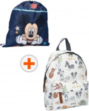 Комплект за детска градина Vadobag Mickey Mouse - Раница и спортна торба, Wild About You -1