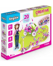 Конструктор Engino Creative - 20 модела за момичета -1