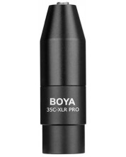 Конвертор Boya - 35C-XLR Pro, 3.5 mm TRS/XLR, черен -1