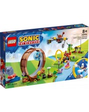 Конструктор LEGO Sonic - Предизвикателство на Соник, Каскади на Зеления хълм (76994)