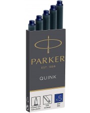 Комплект патрончета Parker Z11 - За писалка, 5 броя, сини -1