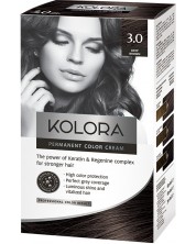 Kolora Боя за коса, 3.0 Наситено кафяв -1