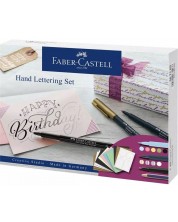 Комплект маркери Faber-Castell Hand Lettering Pitt Artist - 12 броя -1