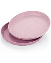 Комплект чинийки Reer, 2 броя, розови -1