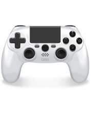 Безжичен контролер Cirka - NuForce, бял (PS4/PS3/PC)