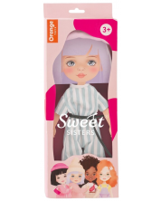 Комплект дрехи за кукла Orange Toys Sweet Sisters - Гащеризон на райета -1