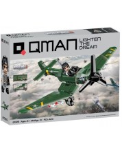 Конструктор Qman Lighten the dream - Военен самолет -1