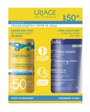 Комплект Uriage Bariesun - Спрей за деца SPF 50+, с подарък Почистващ душ крем -1