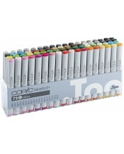 Комплект маркери Too Copic Sketch - C colors, 72 цвята -1