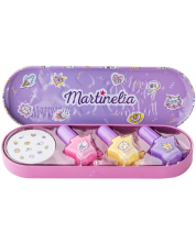 Комплект лак за нокти Martinelia - Girl Boss, в метална кутийка