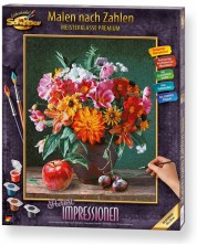 Комплект за рисуване по номера Schipper - Есенни цветя -1