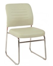 Комплект посетителски столове RFG - Iron M, 6 броя, бежови