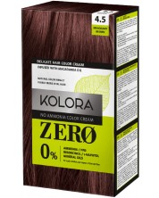 Kolora Zero Боя за коса, 4.5 Кафяв махагон -1