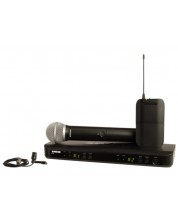 Kомбиниран безжичен микрофон Shure - BLX1288E/CVL-K3E CVL PG58, black -1