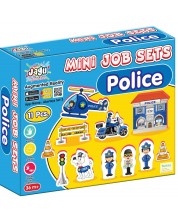 Комплект говорещи играчки Jagu - Полиция, 11 части