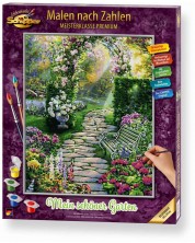 Комплект за рисуване по номера Schipper - Красива градина -1