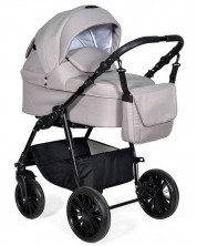 Комбинирана детска количка 2в1 Baby Giggle - Toronto, бежова -1