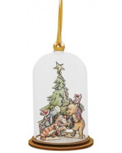 Коледна декорация Enesco Disney: Winnie the Pooh - All Together At Christmas, 9 cm -1