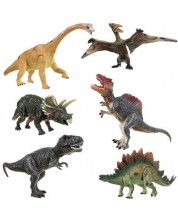 Комплект фигури Kruzzel - Динозаври, 6 броя