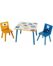 Комплект детска маса с 2 столчета Ginger Home - Ghosts -1