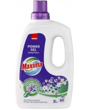 Концентриран гел за пране Sano - Maxima Spring Flowers, 60 пранета, 3 L -1