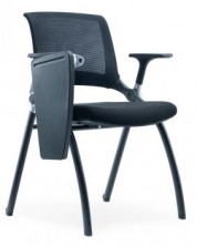 Комплект посетителски столове RFG - Swiss Table, 2 броя, черни