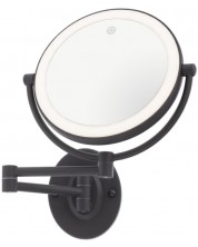 Козметично LED огледало Smarter - Selfie 01-3088, IP20, 240V, 7W, черен мат