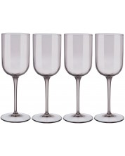 Комплект чаши за вино Blomus - Fuum 4бр, 280,мл, опушено кафяво