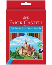 Комплект цветни моливи Faber-Castell Castle - 36 броя -1