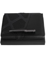 Комплект химикалка и конферентна папка Hugo Boss Craft - Черни -1