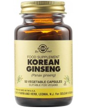 Korean Ginseng, 50 растителни капсули, Solgar