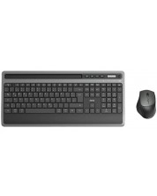 Комплект клавиатура и мишка Hama - KMW-600 Plus, безжичен, черен -1