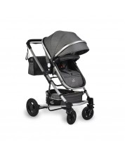 Бебешка комбинирана количка Moni - Gigi, тъмносива -1