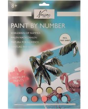 Комплект за рисуване по номера Grafix - Фламинго