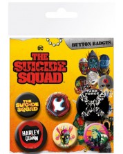 Комплект значки ABYstyle DC Comics: The Suicide Squad - Emblems -1