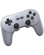 Безжичен контролер 8Bitdo - Pro2, сив (Nintendo Switch/PC) -1