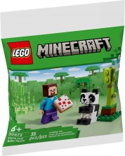 Конструктор LEGO Minecraft - Стийв и бебе панда (30672) -1