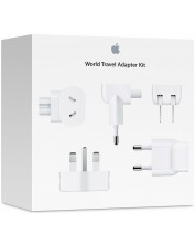 Комплект адаптери Apple - World Travel Adapter Kit, бял -1