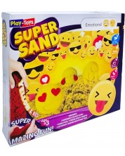 PLAYTOYS Комплект кинетичен пясък Super Sand SMILE