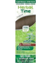 Herbal Time Оцветяваща крем-къна, 02 Капучино, 75 ml -1