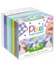 Креативен комплект с пиксели Pixelhobby Classic - Куб, Еднорози