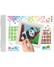 Креативен комплект с рамка и пиксели Pixelhobby - XL, Панда -1