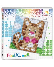 Креативен комплект с пиксели Pixelhobby - XL, Коте -1